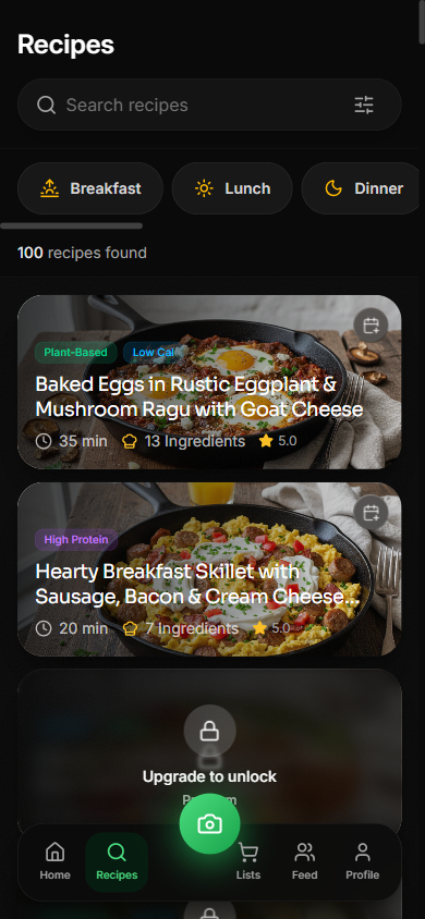 AI Recipe App — Scan Ingredients, Get Personalized Recipes | Skan Chef