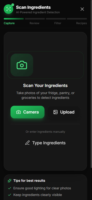 AI Recipe App — Scan Ingredients, Get Personalized Recipes | Skan Chef